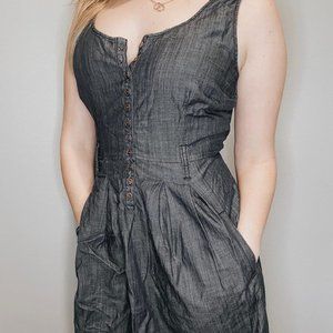 tommy hilfiger denim midi dress